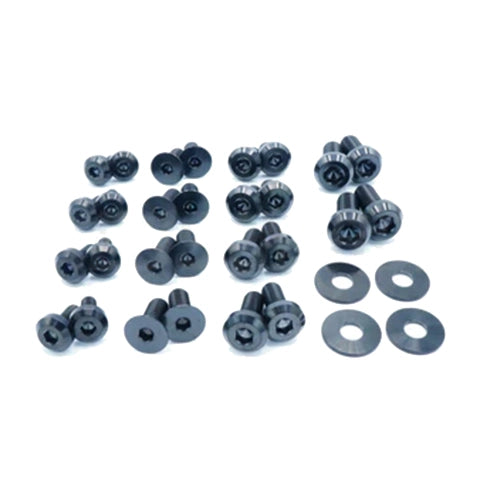 Dress Up Bolts Titanium Hardware Door Kit | 2012-2015 BMW 335i (BMW-016-Ti)