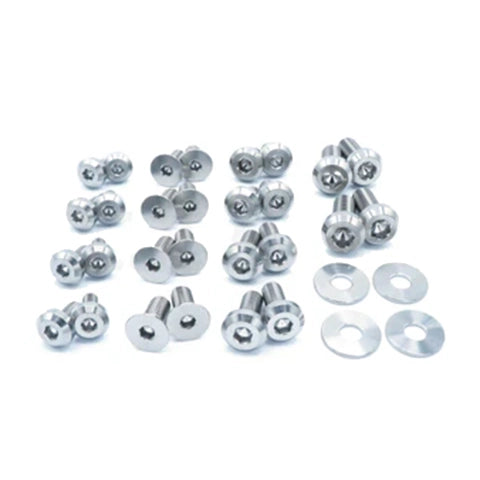 Dress Up Bolts Titanium Hardware Door Kit | 2012-2015 BMW 335i (BMW-016-Ti)