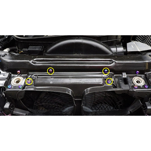 Dress Up Bolts Titanium Hardware Air Intake Scoop Kit | 2000-2006 BMW M3 (BMW-025-Ti)