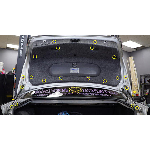 Dress Up Bolts Stage 2 Titanium Hardware Trunk Kit | 2000-2006 BMW M3 (BMW-028-Ti)