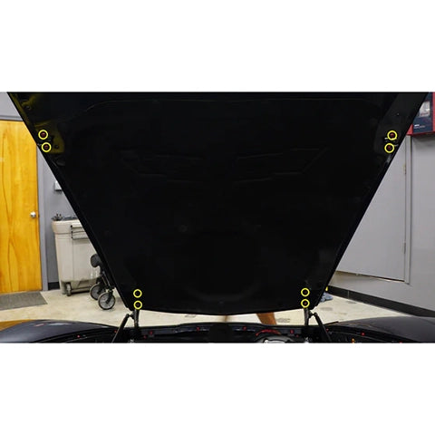 Dress Up Bolts Titanium Hardware Hood Kit | 2005-2013 Chevrolet Corvette (CHE-014-Ti)