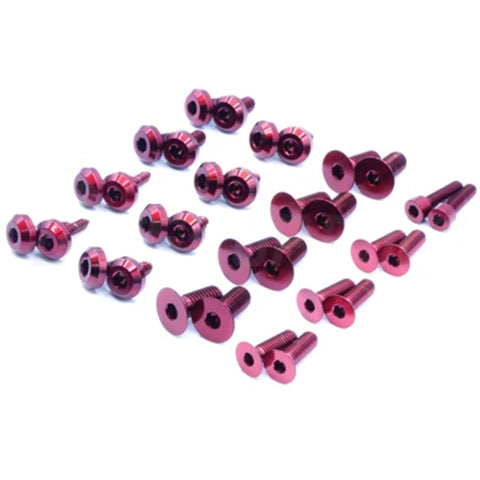 Dress Up Bolts Titanium Hardware Door Kit | 1990-1999 Nissan 300ZX (NIS-064-Ti)