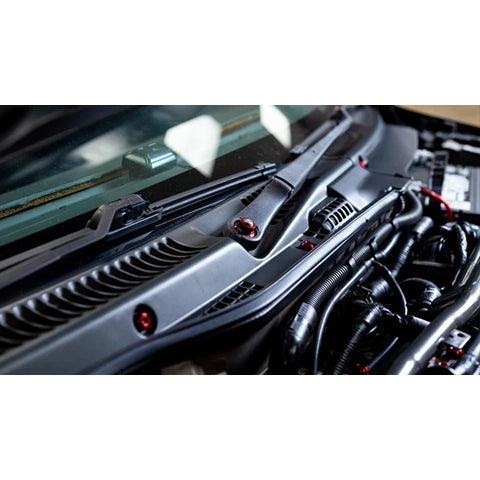 Dress Up Bolts Titanium Hardware Window Cowl Kit | 1990-1999 Nissan 300ZX (NIS-067-Ti)