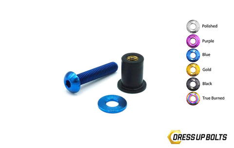 Dress Up Bolts M5 x 25mm Titanium Body Kit Hardware (ACC-008-Ti)