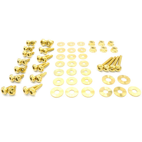 Dress Up Bolts Titanium Hardware Stage 1 Engine Bay Kit | 2007-2012 BMW 135i (BMW-008-Ti-XXX)