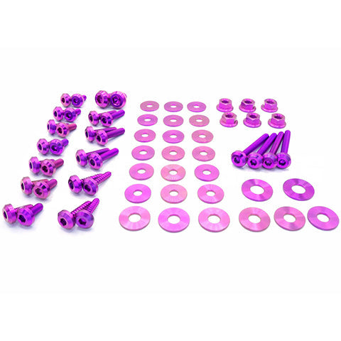 Dress Up Bolts Titanium Hardware Stage 1 Engine Bay Kit | 2007-2012 BMW 135i (BMW-008-Ti-XXX)