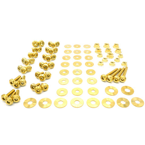 Dress Up Bolts Titanium Hardware Stage 2 Engine Bay Kit | 2007-2012 BMW 135i (BMW-009-Ti-XXX)