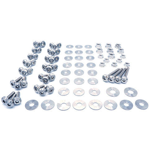 Dress Up Bolts Titanium Hardware Stage 2 Engine Bay Kit | 2007-2012 BMW 135i (BMW-009-Ti-XXX)
