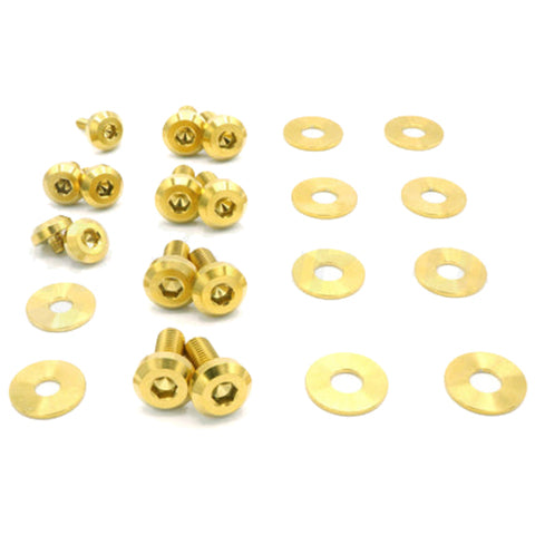 Dress Up Bolts Titanium Hardware Hood Kit | 2007-2012 BMW 135i (BMW-010-Ti-XXX)