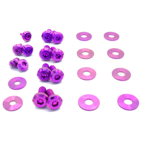 Dress Up Bolts Titanium Hardware Hood Kit | 2007-2012 BMW 135i (BMW-010-Ti-XXX)