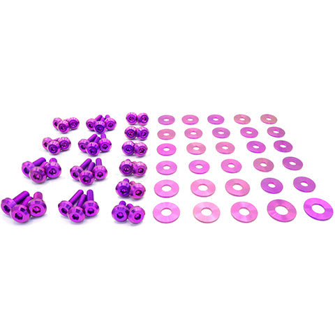 Dress Up Bolts Stage 1 Titanium Hardware Engine Bay Kit | 2014-2018 BMW M3 (BMW-017-Ti)