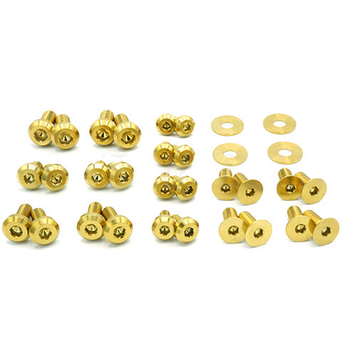 Dress Up Bolts Titanium Hardware Door Kit (BMW-021-Ti)