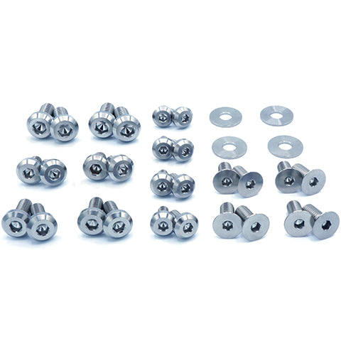 Dress Up Bolts Titanium Hardware Door Kit (BMW-021-Ti)
