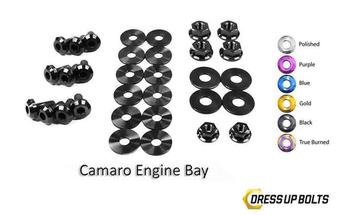 Dress Up Bolts Titanium Engine Bay Kit | 2010-2015 Chevrolet Camaro (CHE-001-Ti)