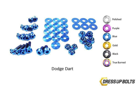 Dodge Dart (2013-2016) Titanium Engine Bay Kit Black Dodge Dart (2013-2016) Titanium Engine Bay Kit Black