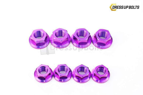 Dress Up Bolts Titanium Strut Tower Kit | 1989-1993 Acura Integra DA (HON-023-Ti)