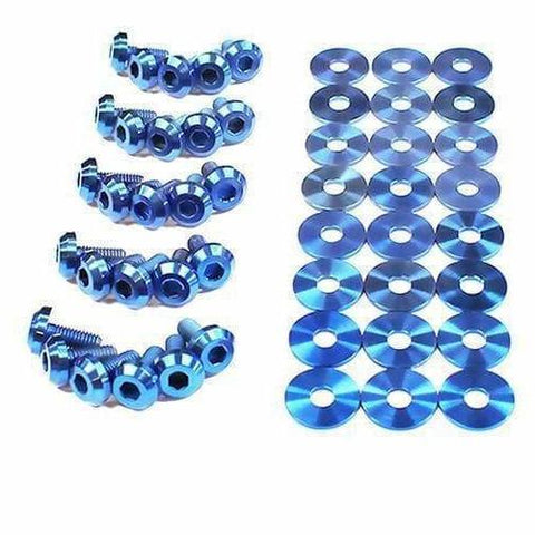 Dress Up Bolts Titanium Partial Engine Bay Kit | 1988-1991 Honda Civic EF (HON-031-Ti)
