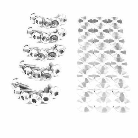 Dress Up Bolts Titanium Partial Engine Bay Kit | 1988-1991 Honda Civic EF (HON-031-Ti)