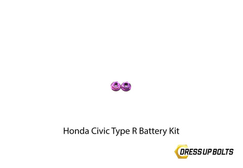 Dress Up Bolts Titanium Dress Up Bolt Battery Kit | 2017-2021 Honda Civic Type-R (HON-040)