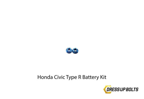 Dress Up Bolts Titanium Dress Up Bolt Battery Kit | 2017-2021 Honda Civic Type-R (HON-040)