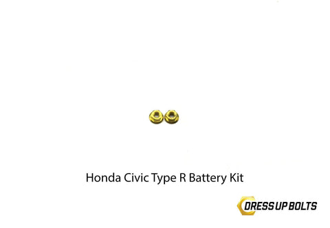 Dress Up Bolts Titanium Dress Up Bolt Battery Kit | 2017-2021 Honda Civic Type-R (HON-040)