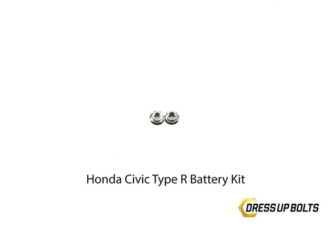Dress Up Bolts Titanium Dress Up Bolt Battery Kit | 2017-2021 Honda Civic Type-R (HON-040)