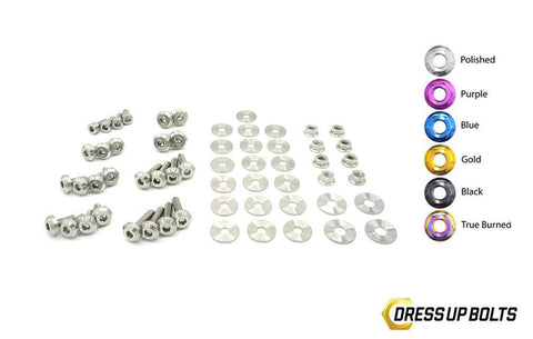 Dress Up Bolts Titanium Dress Up Bolt Engine Bay Kit | 2019+ Hyundai Veloster (HYU-009-Ti)