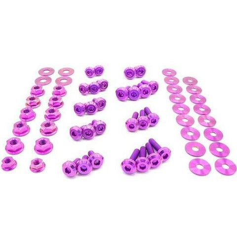 Dress Up Bolts Titanium Engine Bay Kit | 2017-2022 Infiniti Q60 (INF-004-Ti)
