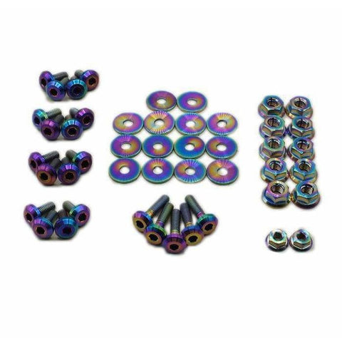 Dress Up Bolts Titanium Dress Up Bolt Engine Bay Kits | 1989-1997 Mazda Miata (MAZ-009-Ti)