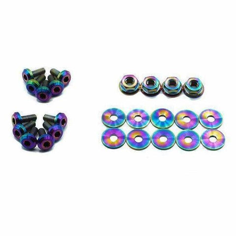 Dress Up Bolts Titanium Dress Up Bolt Engine Bay Kits | 1989-1997 Mazda Miata (MAZ-009-Ti)