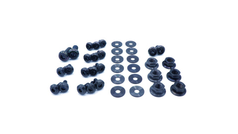 Dress Up Bolts Titanium Partial Engine Bay Kit | 2003-2005 Mitsubishi Evo 8 (MIT-001-Ti)