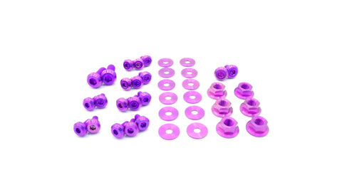 Dress Up Bolts Titanium Partial Engine Bay Kit | 2006 Mitsubishi Evo 9 (MIT-005-Ti)