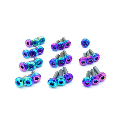 Dress Up Bolts Stage 2 Engine Bay Kit | 2003-2006 Mitsubishi Evo 8/9 (MIT-007-Ti)