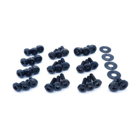 Dress Up Bolts Titanium Stage 3 Engine Bay Kit | 2003-2006 Mitsubishi Evo 8/9 (MIT-008-Ti)