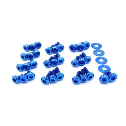 Dress Up Bolts Titanium Stage 3 Engine Bay Kit | 2003-2006 Mitsubishi Evo 8/9 (MIT-008-Ti)