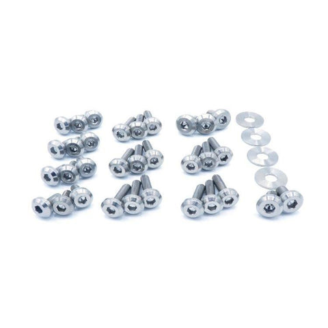 Dress Up Bolts Titanium Stage 3 Engine Bay Kit | 2003-2006 Mitsubishi Evo 8/9 (MIT-008-Ti)