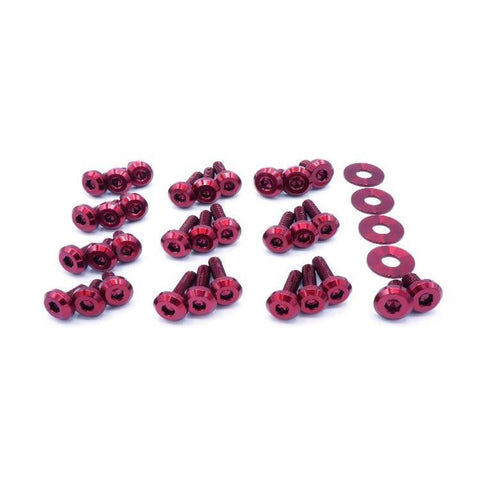 Dress Up Bolts Titanium Stage 3 Engine Bay Kit | 2003-2006 Mitsubishi Evo 8/9 (MIT-008-Ti)