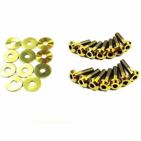 Dress Up Bolts 4B11T Titanium Engine Kit | 2008-2015 Mitsubishi Evo X (MIT-010-Ti)