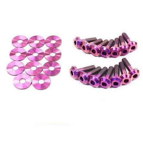 Dress Up Bolts 4B11T Titanium Engine Kit | 2008-2015 Mitsubishi Evo X (MIT-010-Ti)