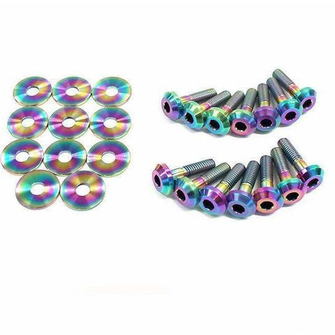 Dress Up Bolts 4B11T Titanium Engine Kit | 2008-2015 Mitsubishi Evo X (MIT-010-Ti)