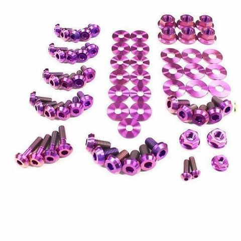 Dress Up Bolts Titanium Full Engine Bay Kit | 1990-1994 1G DSM (MIT-013-Ti)