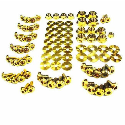 Dress Up Bolts Titanium Full Engine Bay Kit | 1995-1999 2G DSM (MIT-015-Ti)