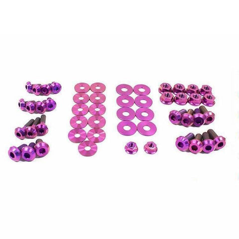 Dress Up Bolts Titanium Engine Bay Kit | 2003-2008 Nissan 350Z Z33 (NIS-009-Ti)