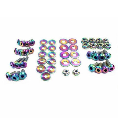 Dress Up Bolts Titanium Engine Bay Kit | 2003-2008 Nissan 350Z Z33 (NIS-009-Ti)