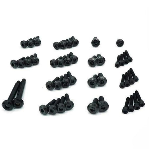 Dress Up Bolts Titanium Engine Kit without Coil Pack Cover | Nissan RB25 (NIS-053-Ti)