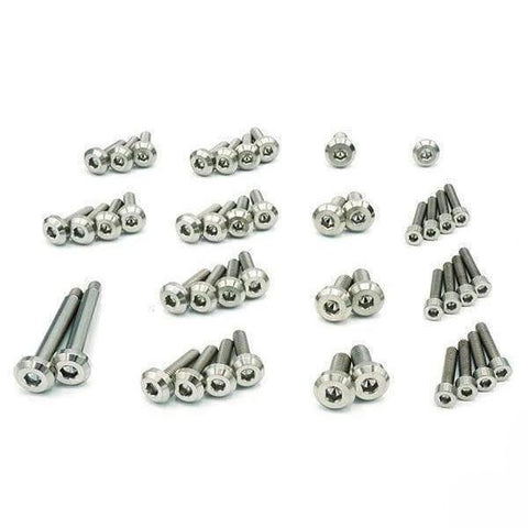 Dress Up Bolts Titanium Engine Kit without Coil Pack Cover | Nissan RB25 (NIS-053-Ti)
