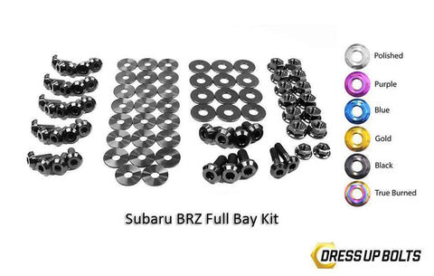 Dress Up Bolts Titanium Full Engine Bay Kit | 2013-2021 Subaru BRZ (SUB-007-Ti)