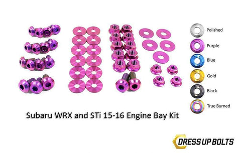 Dress Up Bolts Subaru WRX Engine Bay