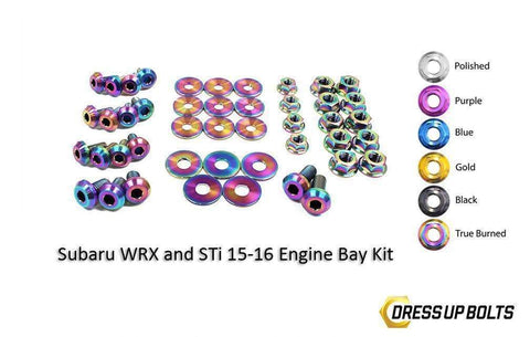 Dress Up Bolts Subaru WRX Engine Bay