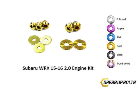 Dress Up Bolts Subaru WRX Engine